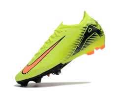 Nike Air Zoom Mercurial Vapor 16 Elite FG Low Yellow Green Black Orange Soccer Cleats For Men 