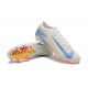 Nike Air Zoom Mercurial Vapor 16 Elite FG Low Yellow White Blue Soccer Cleats For Men