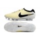 Nike Tiempo Legend 10 Elite FG Beige Black Low Soccer Cleats For Men