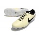 Nike Tiempo Legend 10 Elite FG Beige Black Low Soccer Cleats For Men