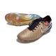 Nike Tiempo Legend 10 Elite FG Brown Gold Grey Low Soccer Cleats For Men