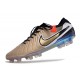 Nike Tiempo Legend 10 Elite FG Brown Gold Grey Low Soccer Cleats For Men