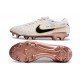 Nike Tiempo Legend 10 Elite FG Brown White Black Low Soccer Cleats For Men