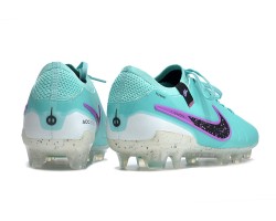 Nike Tiempo Legend 10 Elite FG Ltblue Purple Black Low Soccer Cleats For Men