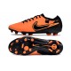 Nike Tiempo Legend 10 Elite FG Orange And Black Low Soccer Cleats For Men