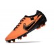 Nike Tiempo Legend 10 Elite FG Orange And Black Low Soccer Cleats For Men