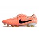 Nike Tiempo Legend 10 Elite FG Orange Black Low Soccer Cleats For Men