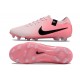 Nike Tiempo Legend 10 Elite FG Pink Black Low Soccer Cleats For Men