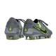 Nike Tiempo Legend 10 Elite FG Silver Green Black Green Low Soccer Cleats For Men