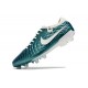 Nike Tiempo Legend 10 Elite FG White Beige Blue Low Soccer Cleats For Men