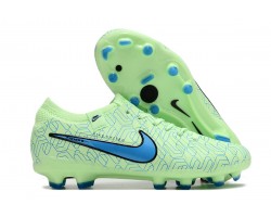 Nike Tiempo Legend 10 Elite FG Low Soccer Cleats Green Blue For Men 