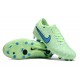 Nike Tiempo Legend 10 Elite FG Low Soccer Cleats Green Blue For Men