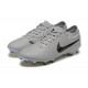 Nike Tiempo Legend 10 Elite FG Low Soccer Cleats Grey Black For Men