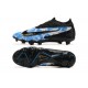 Nike Phantom GX Elite FG Grey Black Ltblue Low Soccer Cleats For Men