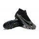 Nike Phantom GX Elite FG High Top Soccer Cleats Grey Black Yellow For Men