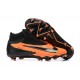 Nike Phantom GX Elite FG High Top Soccer Cleats Orange Black For Men