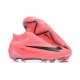 Nike Phantom GX Elite FG High Top Soccer Cleats Pink Black For Men