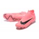 Nike Phantom GX Elite FG High Top Soccer Cleats Pink Black For Men