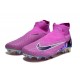 Nike Phantom GX Elite FG High Top Soccer Cleats Purple Black For Men