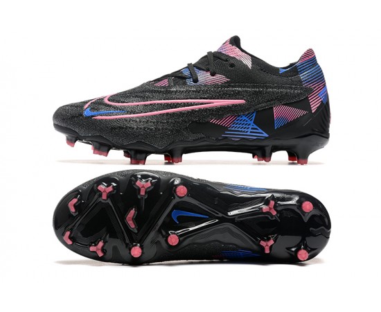 Nike Phantom GX Elite FG Low Soccer Cleats Black Pink For Men