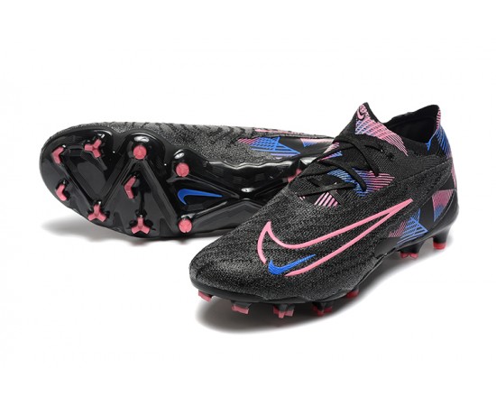 Nike Phantom GX Elite FG Low Soccer Cleats Black Pink For Men