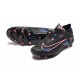 Nike Phantom GX Elite FG Low Soccer Cleats Black Pink For Men