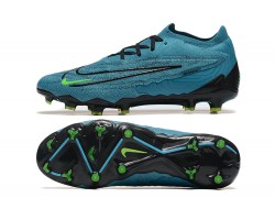 Nike Phantom GX Elite FG Low Soccer Cleats Blue Black Green For Men 