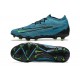 Nike Phantom GX Elite FG Low Soccer Cleats Blue Black Green For Men