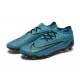 Nike Phantom GX Elite FG Low Soccer Cleats Blue Black Green For Men