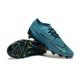 Nike Phantom GX Elite FG Low Soccer Cleats Blue Black Green For Men