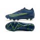 Nike Phantom GX Elite FG Low Soccer Cleats Deep Blue For Men