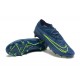 Nike Phantom GX Elite FG Low Soccer Cleats Deep Blue For Men