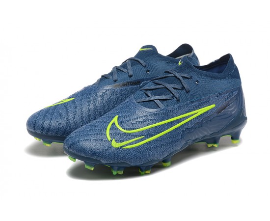 Nike Phantom GX Elite FG Low Soccer Cleats Deep Blue For Men