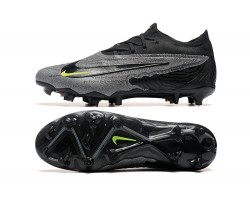 Nike Phantom GX Elite FG Low Soccer Cleats Grey Black For Men 