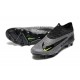 Nike Phantom GX Elite FG Low Soccer Cleats Grey Black For Men