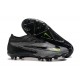 Nike Phantom GX Elite FG Low Soccer Cleats Grey Black For Men