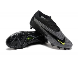 Nike Phantom GX Elite FG Low Soccer Cleats Grey Black For Men 