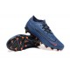 Nike Phantom GX Elite FG Low Soccer Cleats Ltblue Orange Black For Men