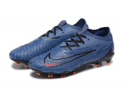 Nike Phantom GX Elite FG Low Soccer Cleats Ltblue Orange Black For Men 