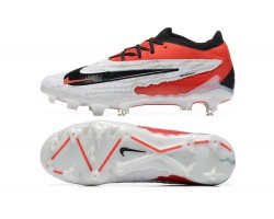 Nike Phantom GX Elite FG Low Soccer Cleats White Red Black For Men 