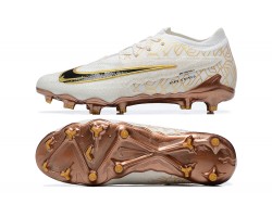 Nike Phantom GX Elite FG Low Soccer Cleats White Yellow Brown For Men 