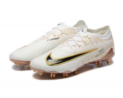 Nike Phantom GX Elite FG Low Soccer Cleats White Yellow Brown For Men 