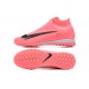 Nike Phantom GX Elite TF High Top Soccer Cleats Pink Black For Men