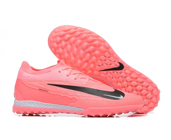 Nike Phantom GX Elite TF Low Soccer Cleats Peach Black Grey For Men