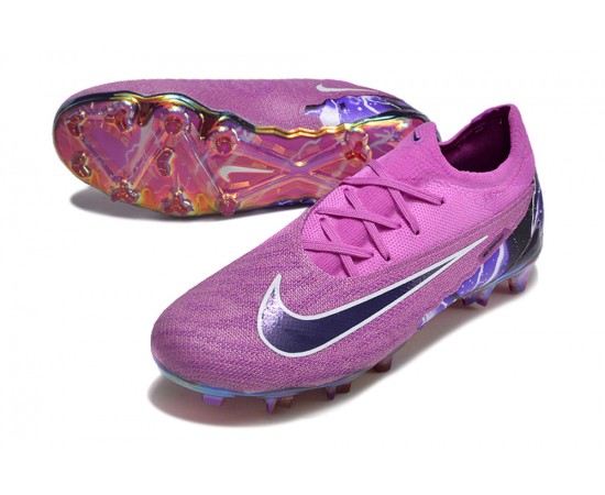 Nike Phantom GX Elite TF Low Soccer Cleats Purple Black White For Men And Women