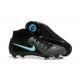 Nike Phantom Luna Elite FG Black Ltblue High Soccer Cleats For Men