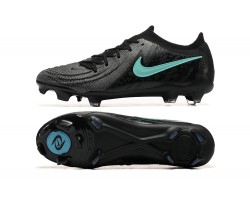 Nike Phantom Luna Elite FG Black Ltblue Low Soccer Cleats For Men