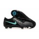 Nike Phantom Luna Elite FG Black Ltblue Low Soccer Cleats For Men