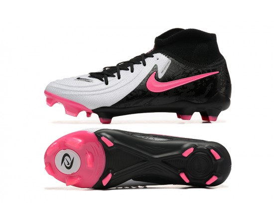 Nike Phantom Luna Elite FG Black Pink White Soccer Cleats For Men