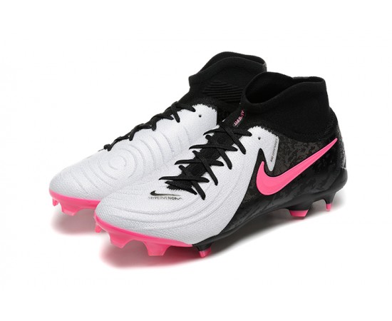 Nike Phantom Luna Elite FG Black Pink White Soccer Cleats For Men